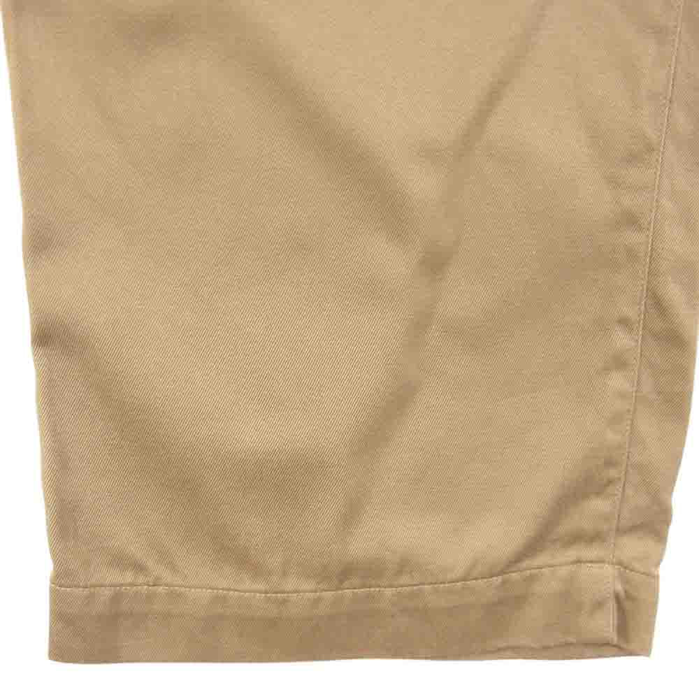 COMOLI コモリ 22SS V01-03006 コットンチノ オーバーパンツ カーキ系 2【中古】