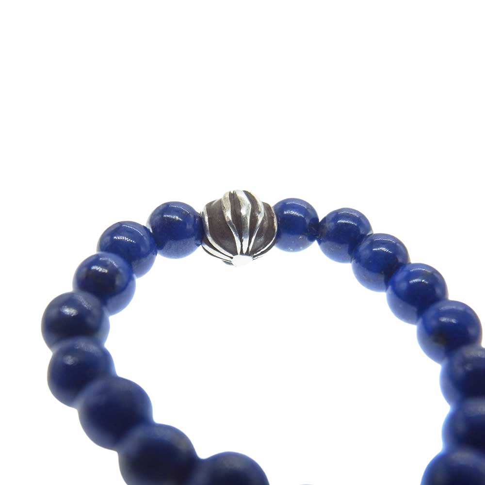 CHROME HEARTS クロムハーツ(原本無) BEAD RING ビーズ リング インディゴブルー系 15号【中古】