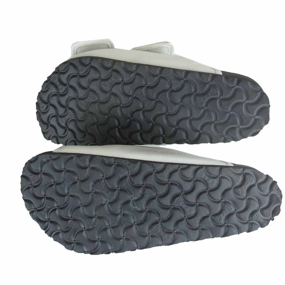 BIRKENSTOCK ビルケンシュトック CSM Cosy by Dingyung Zhang ツァング レザー ストラップ サンダル ホワイト系 40【美品】【中古】