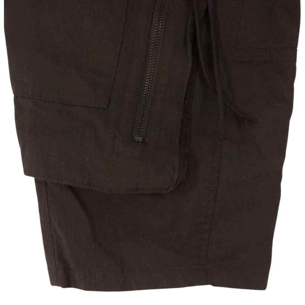 エーエフ アーティファクト クロップド サルエル カーゴパンツ ブラック系 3【中古】