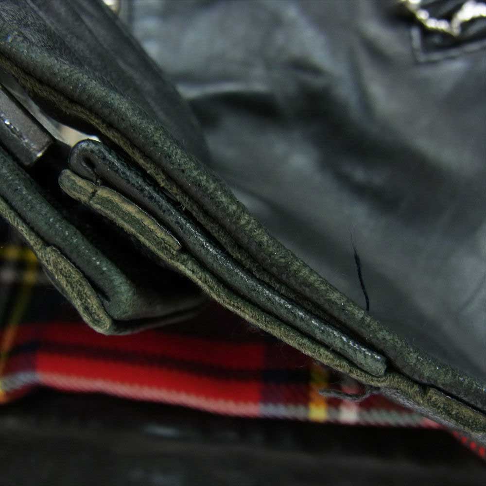 Lewis Leathers ルイスレザー 441T CYCLONE サイクロン タイトフィット シープスキン ライダース ジャケット ブラック系 34【中古】