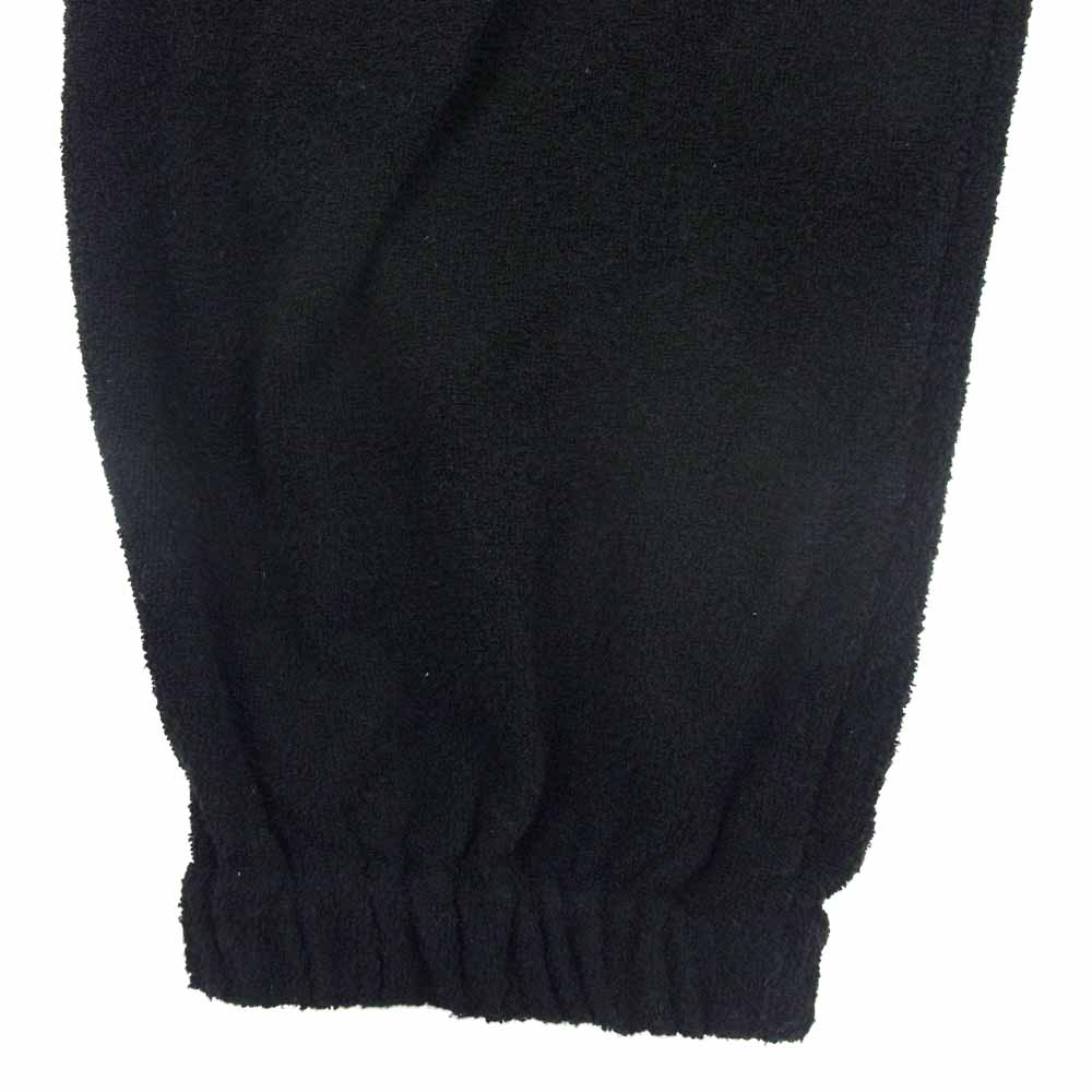 COMOLI コモリ 22SS V01-03022 シルクパイル ドローストリング パンツ ブラック系 2【美品】【中古】