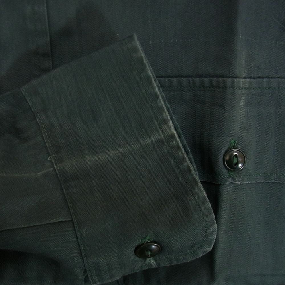 ディーシー ヴィンテージ 60s ワークシャツ グリーン系 サイズ表記無【中古】