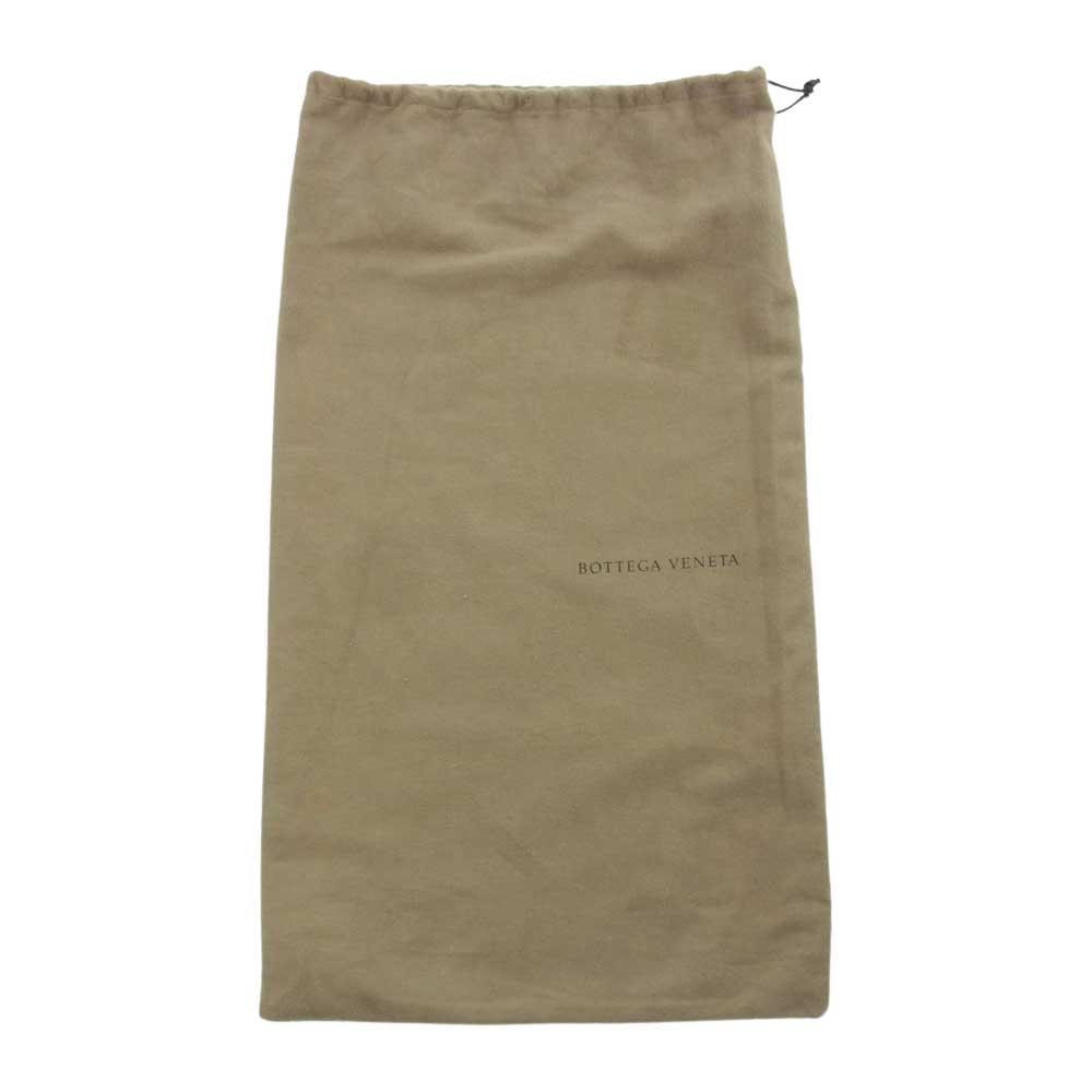 BOTTEGAVENETA ボッテガヴェネタ イタリア製 レザー フラットヒール ロング ブーツ ブラック系 35【中古】