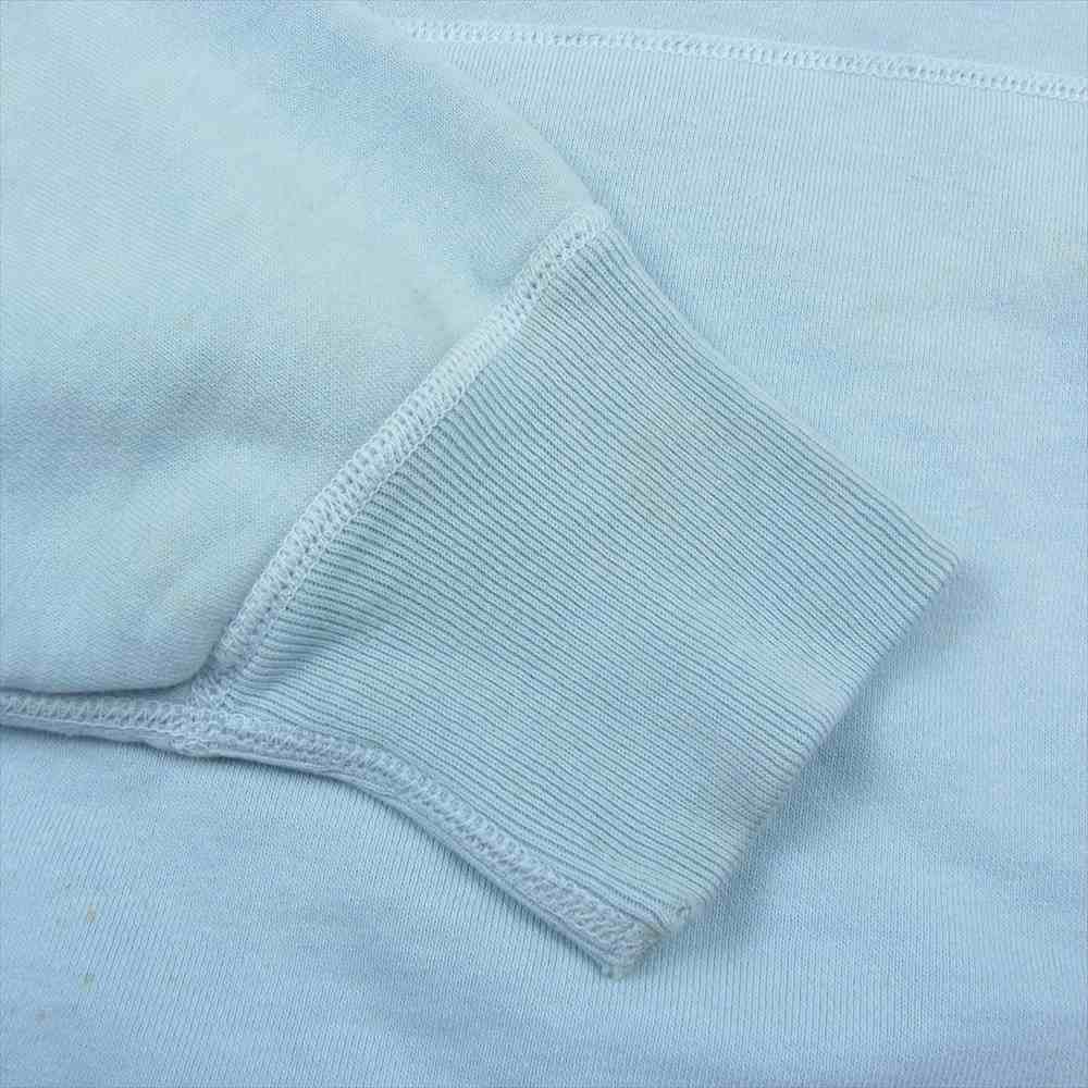 セントマイケル SM-A22-0000-022 RELICS FELT HOODIE ダメージ 加工 プルオーバー スウェット パーカー ブルー系 XL【中古】