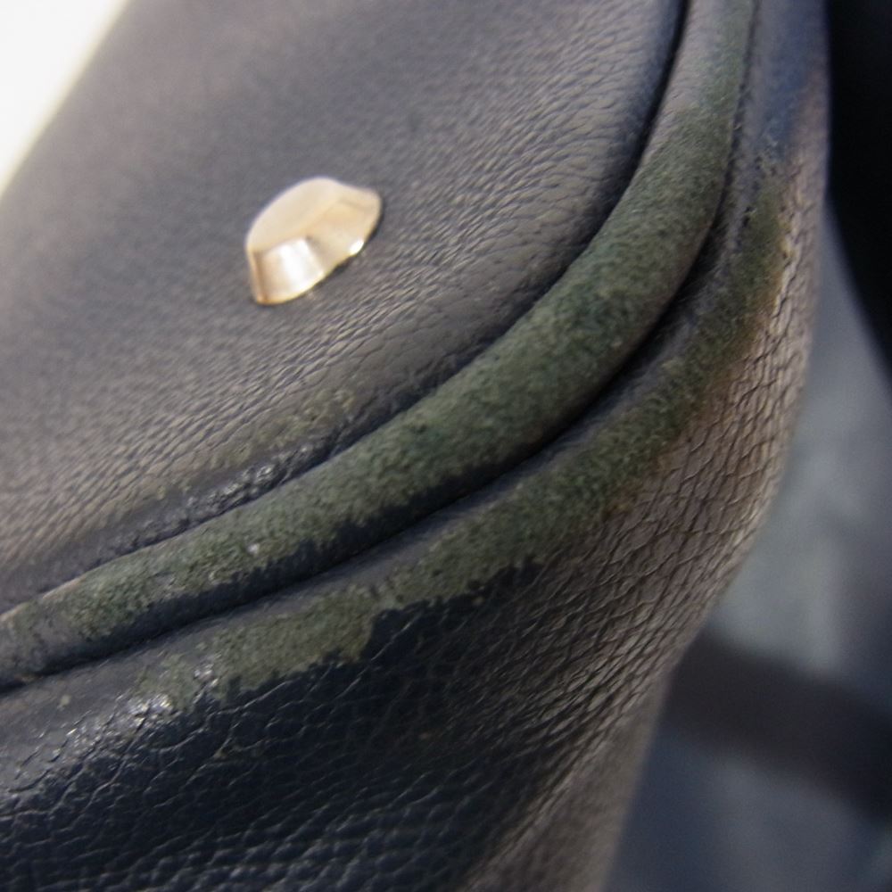 PORTER ポーター 吉田カバン LINK TOTE BAG リンク 牛ステア コンビネーション鞣し レザー トートバッグ ネイビー系【中古】