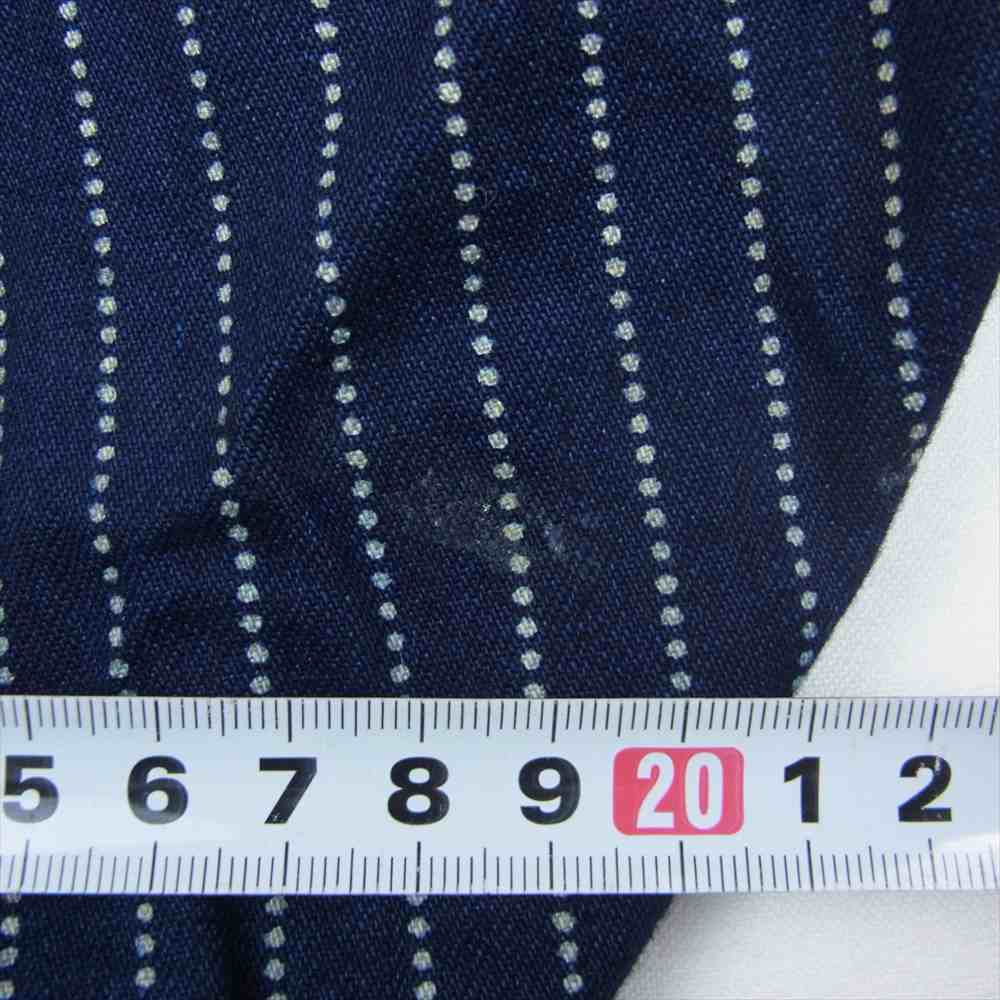 ワイズアーク ウォバッシュ ストライプ パンツ インディゴブルー系 M【中古】