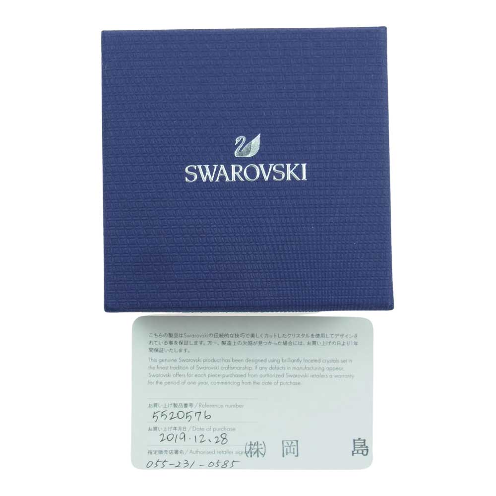 スワロフスキー インフィニティ ネックレス シルバー系【中古】