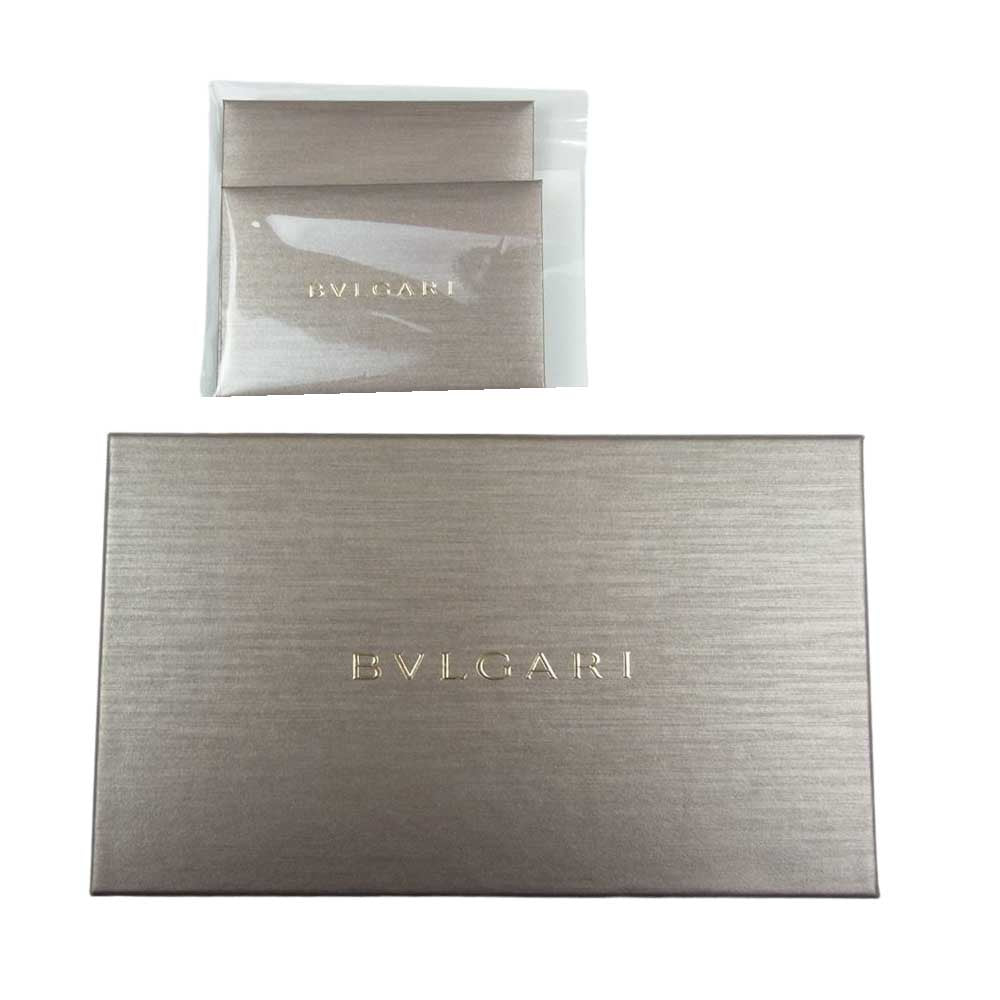 BVLGARI ブルガリ ブルガリブルガリ イタリア製 レザー ウォレット 長財布 ブラウン系【中古】