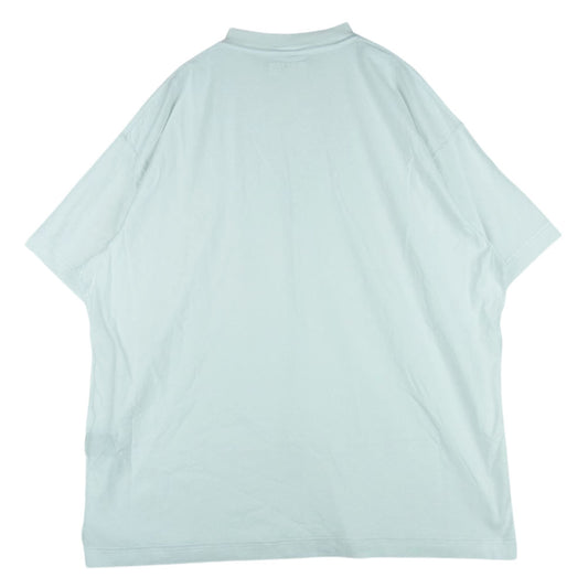 VETEMENTS ヴェトモン UA53TR360W アウトステッチ 刺繍 ロゴ Tシャツ 半袖 ポルトガル製 ホワイト系 S【美品】【中古】