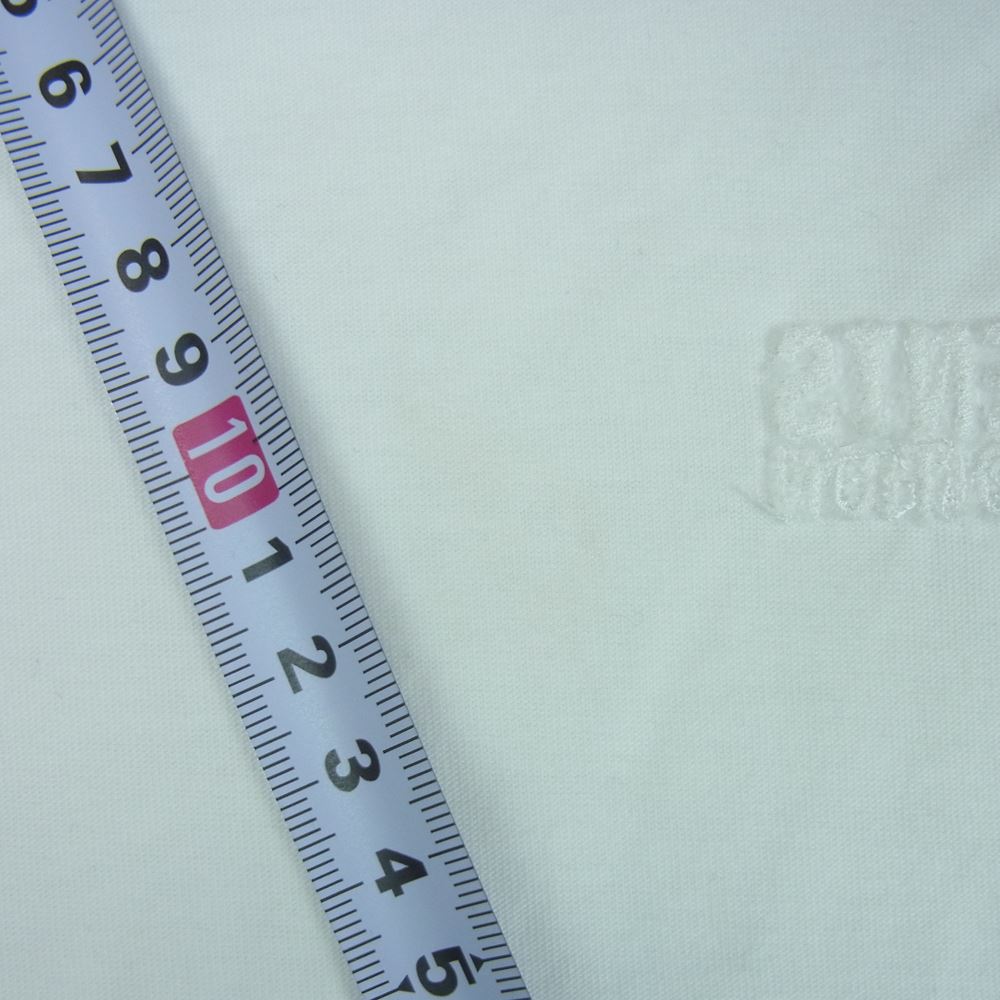 VETEMENTS ヴェトモン UA53TR360W アウトステッチ 刺繍 ロゴ Tシャツ 半袖 ポルトガル製 ホワイト系 S【美品】【中古】
