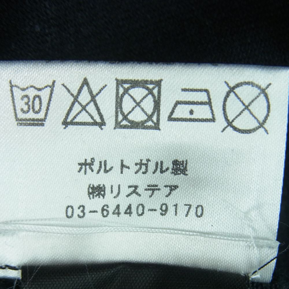 VETEMENTS ヴェトモン 19AW AH2020TRXX BIG TAG ビッグ タグ フロント ロゴ 半袖 Tシャツ ポルトガル製 ブラック系 M【中古】