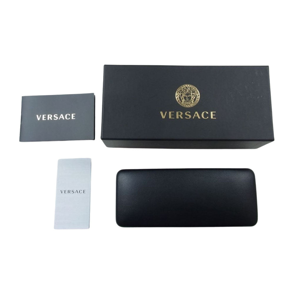 VERSACE ヴェルサーチ MOD 4307-GB メデューサ サングラス アイウェア ブラック系 58□17-145【美品】【中古】