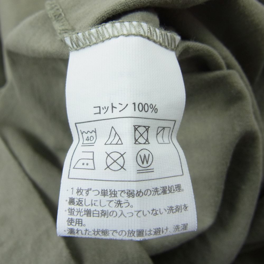 COOTIE クーティー オーバーサイズ クルーネック 半袖 Tシャツ カーキ系 M【中古】