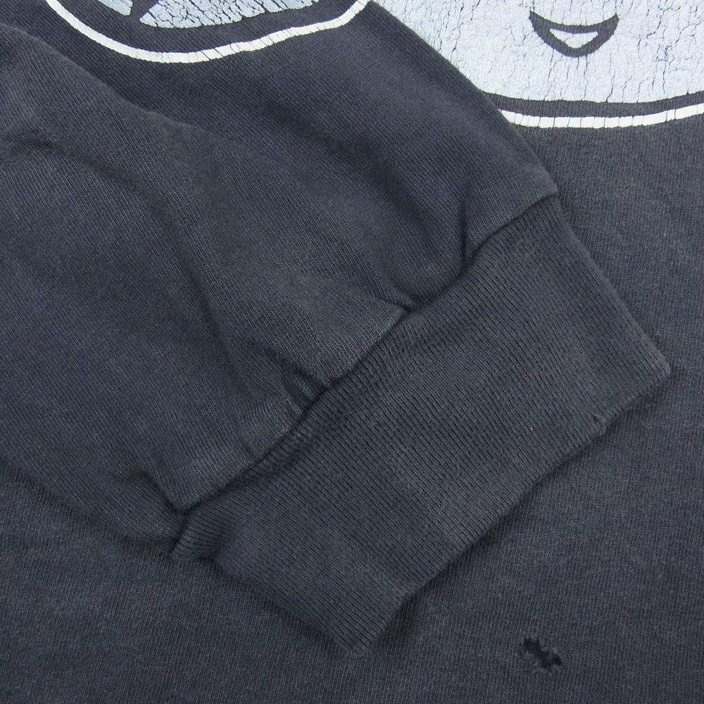 セントマイケル 23SS SM-S23-0000-026 Fire Baby L/S Tee ファイア ベイビー プリント 長袖 Tシャツ グレー系 XXL【中古】