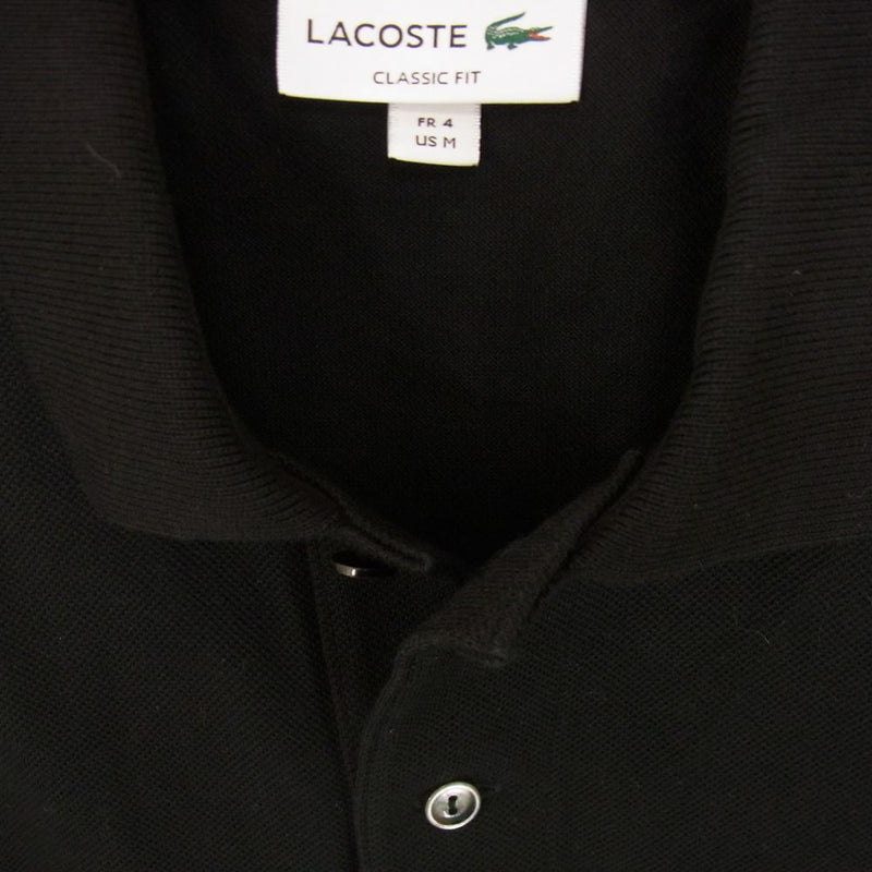 LACOSTE ラコステ L1312DL オリジナルフィット 長袖 ポロシャツ ブラック系 M【中古】 – ブランド古着 LIFE