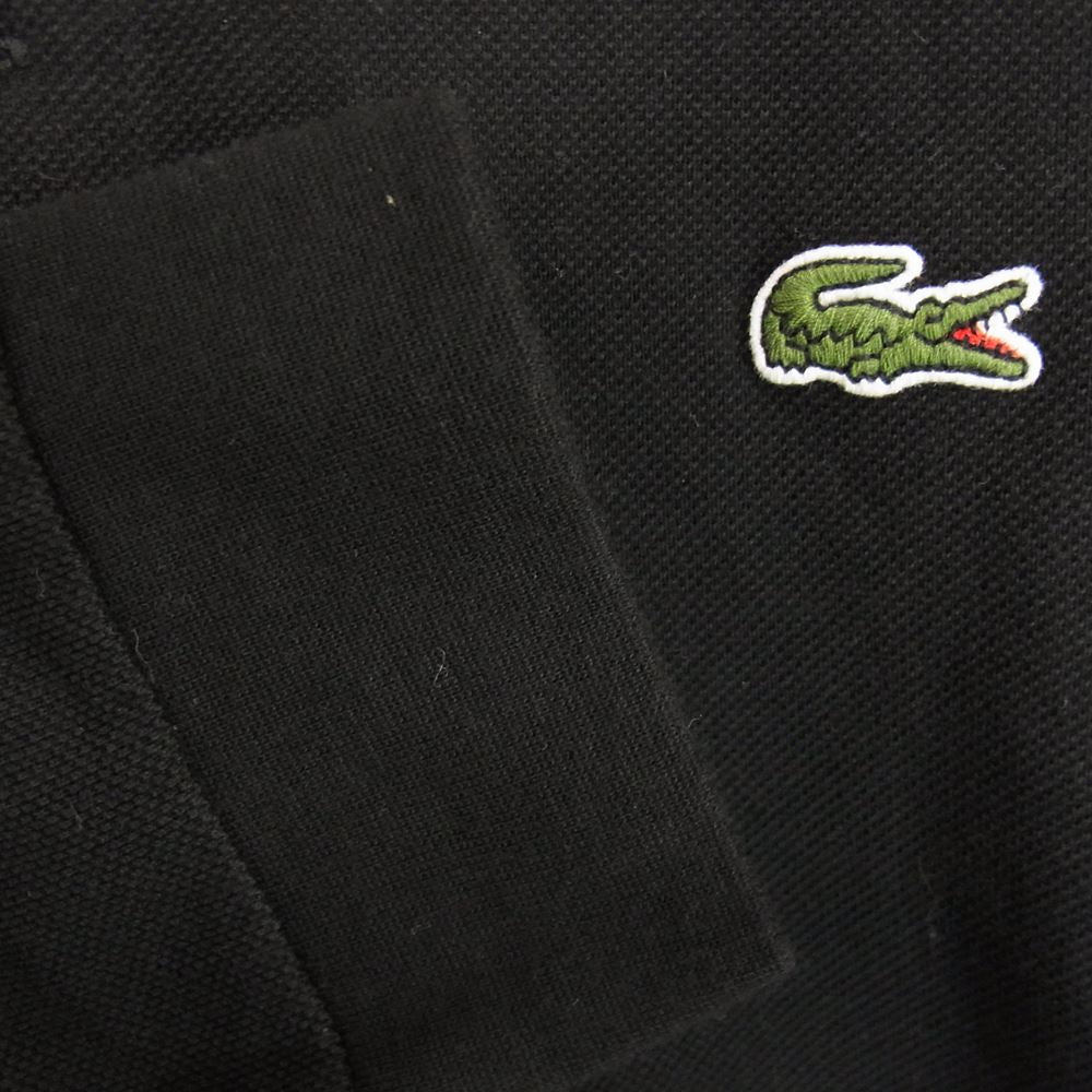 LACOSTE ラコステ L1312DL オリジナルフィット 長袖 ポロシャツ ブラック系 M【中古】
