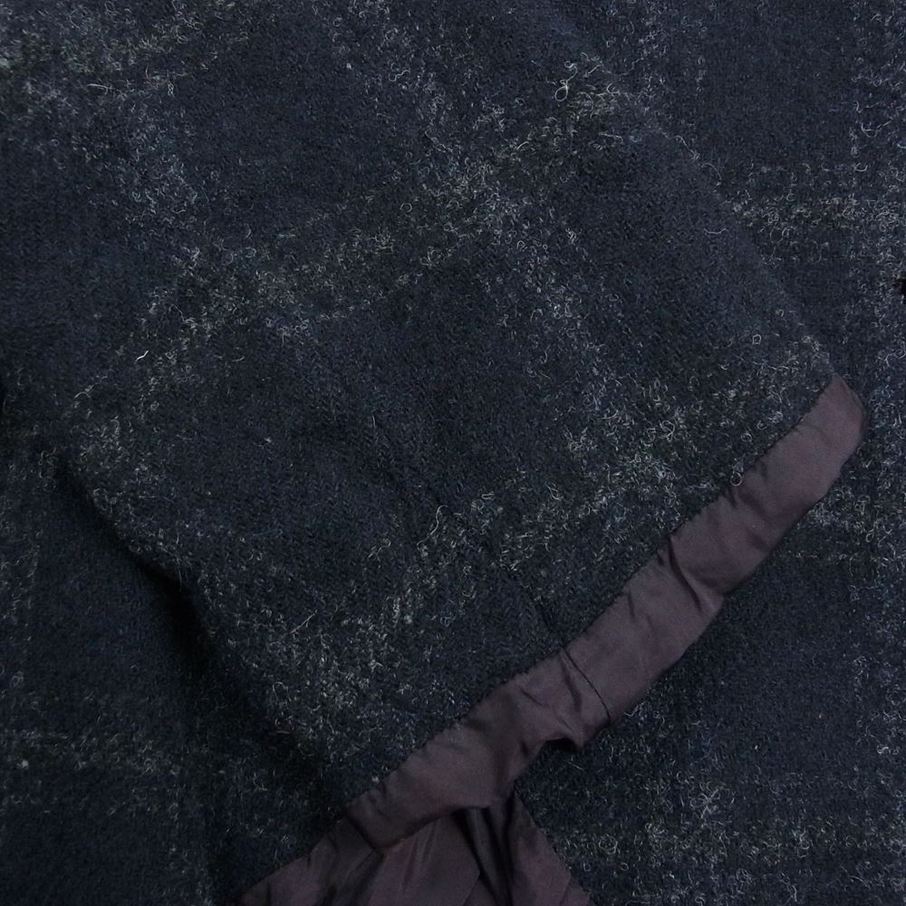 kolor カラー 10AW 10WCM-J01101 縮絨 ウール ウィンドペーン チェック ジャケット ブラック系 1【中古】