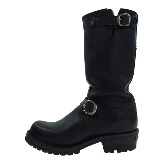 CHROME HEARTS クロムハーツ(原本有) × WESCO ウエスコ BOSS ボス ダガー エンジニア ブーツ ブラック系 7.5E【中古】