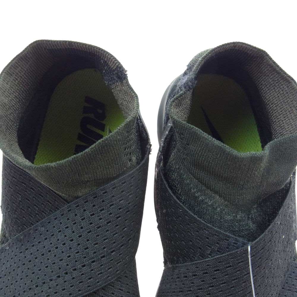 NIKE ナイキ 880845-300 FREE RN MOTION FLYKNIT 2017 フリーラン モーション フライニット スニーカー ブラック系 カーキ系 27cm【中古】
