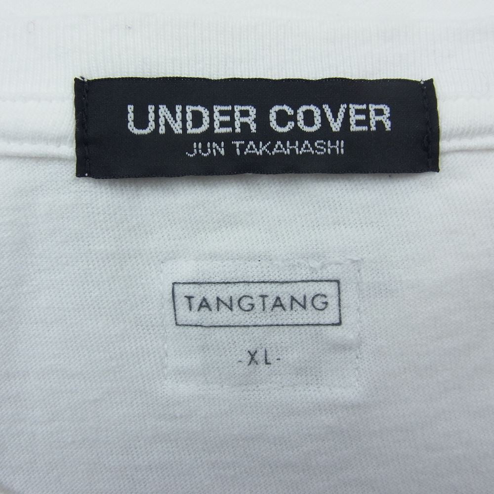 UNDERCOVER アンダーカバー 21SS  × TANGTANG タンタン NOISE プリント Tシャツ ホワイト系 XL【中古】