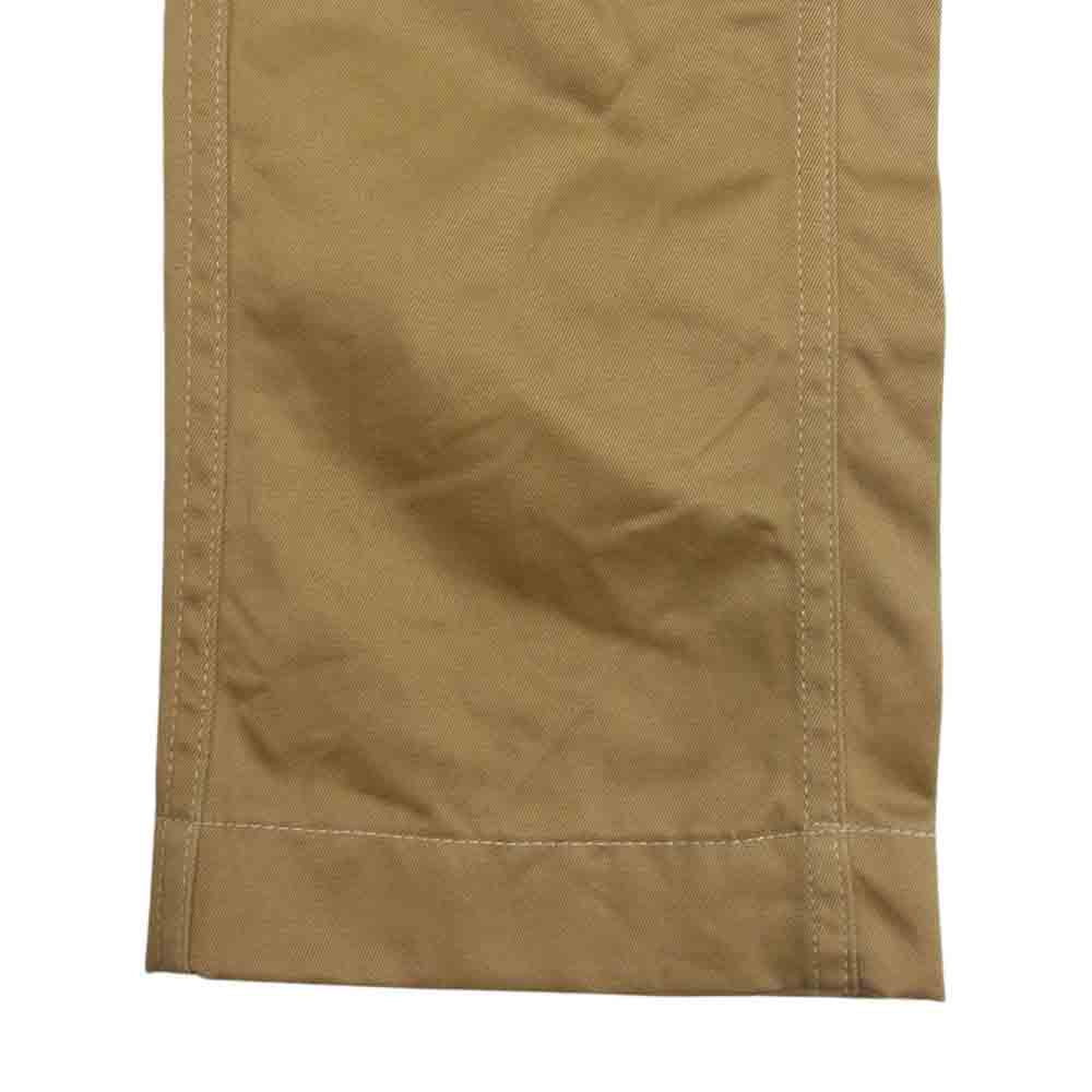 バーガスプラス Lot.401Z Zip Fly Twisted Heather Heavy Serge Trousers ジップ トラウザー チノ パンツ ベージュ系 28【美品】【中古】