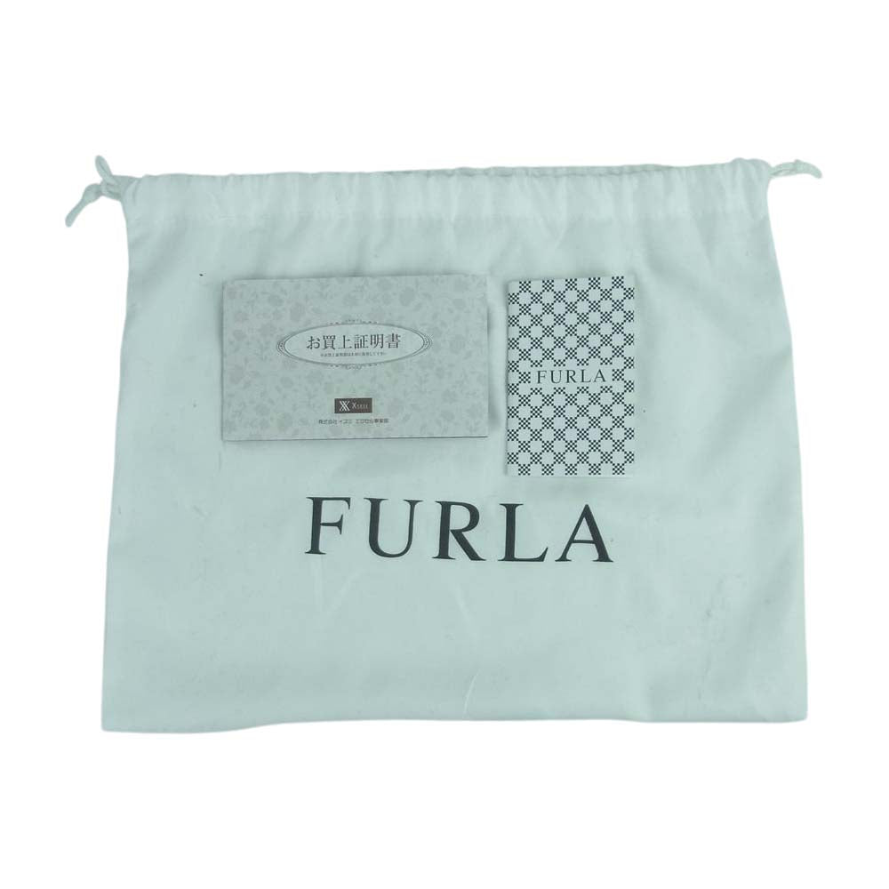 Furla フルラ LIK-AVH-LC4 BLM7 AVH LIKE MINI CROSSBODY レザー ショルダー 財布 ウォレット ポシェット バッグ ピンク系【中古】
