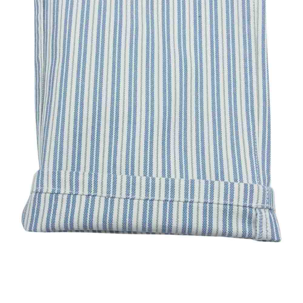 STUSSY ステューシー STRIPE BIG OL JEANS ストライプ ビッグオル ジーンズ パンツ ブルー系 30【中古】