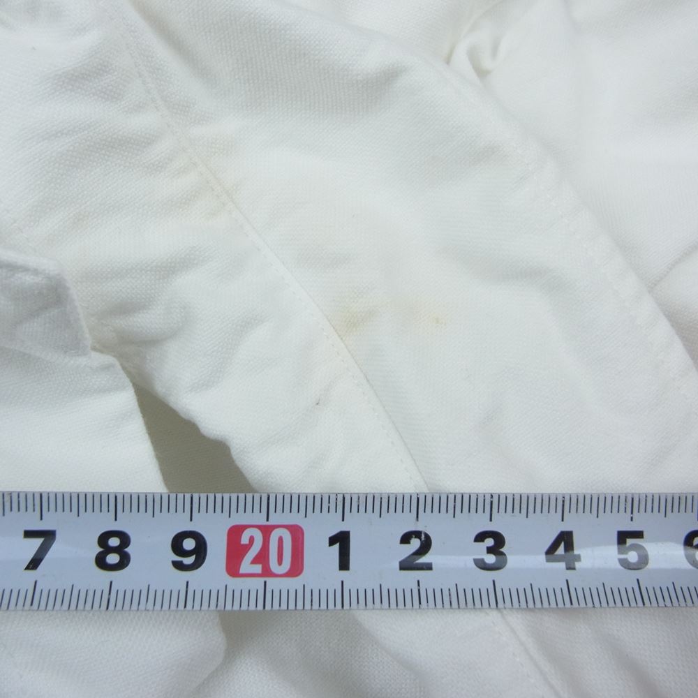 GRAPHPAPER グラフペーパー 22SS GM221-50124B Oxford Oversized B.D S/S Shirt オックスフォード オーバーサイズ ボタンダウン 半袖 シャツ ホワイト系 F【中古】
