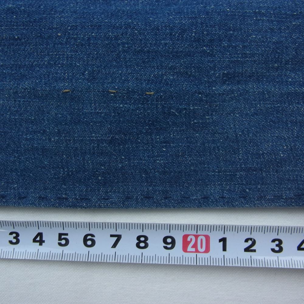 ユーエスネイビー アメリカ海軍 デニム プルオーバ― スキッパー 長袖 シャツ インディゴブルー系【中古】