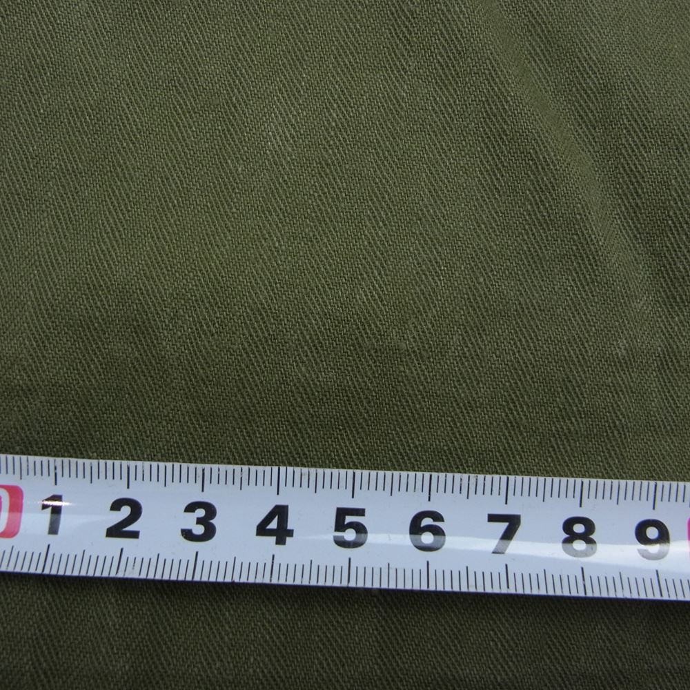 ユーエスアーミー アメリカ陸軍 EARLY 50s HBT ユーティリティー ヘリンボーン トラウザー ベイカー カーゴパンツ カーキ系【中古】