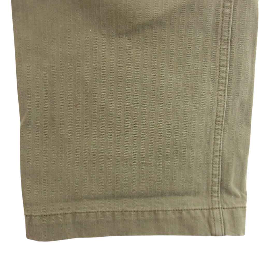CANTON キャントン ボタンフライ ベイカー パンツ カーキ系 L【中古】
