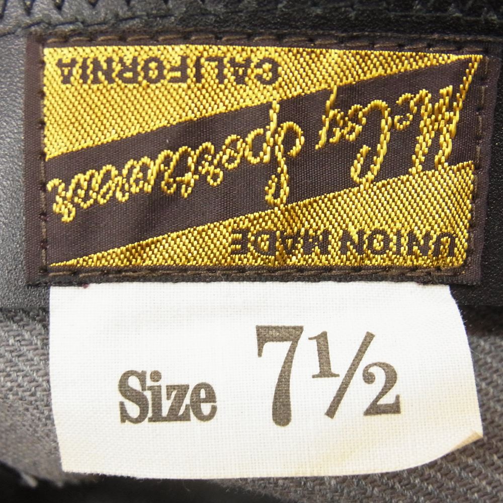 The REAL McCOY'S ザリアルマッコイズ MILITARY BASEBALL CAP USN ANCHOR ミリタリー ベースボール キャップ アンカー 帽子 グレー系 7 1/2【美品】【中古】