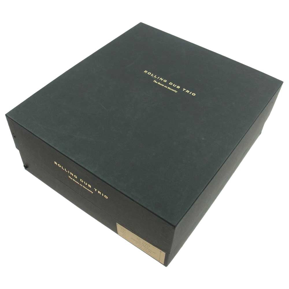 ROLLING DUB TRIO ローリングダブトリオ A14 CASPER HORWEEN CHROMEXCEL ホーウィン社 クロムエクセルレザー キャスパー サイドジップ ブーツ ブラック系 ダークブラウン系 26.5cm【中古】