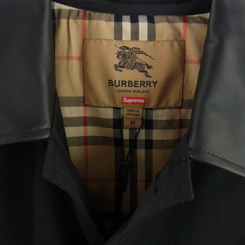 Supreme シュプリーム 22SS Burberry バーバリー Leather Collar