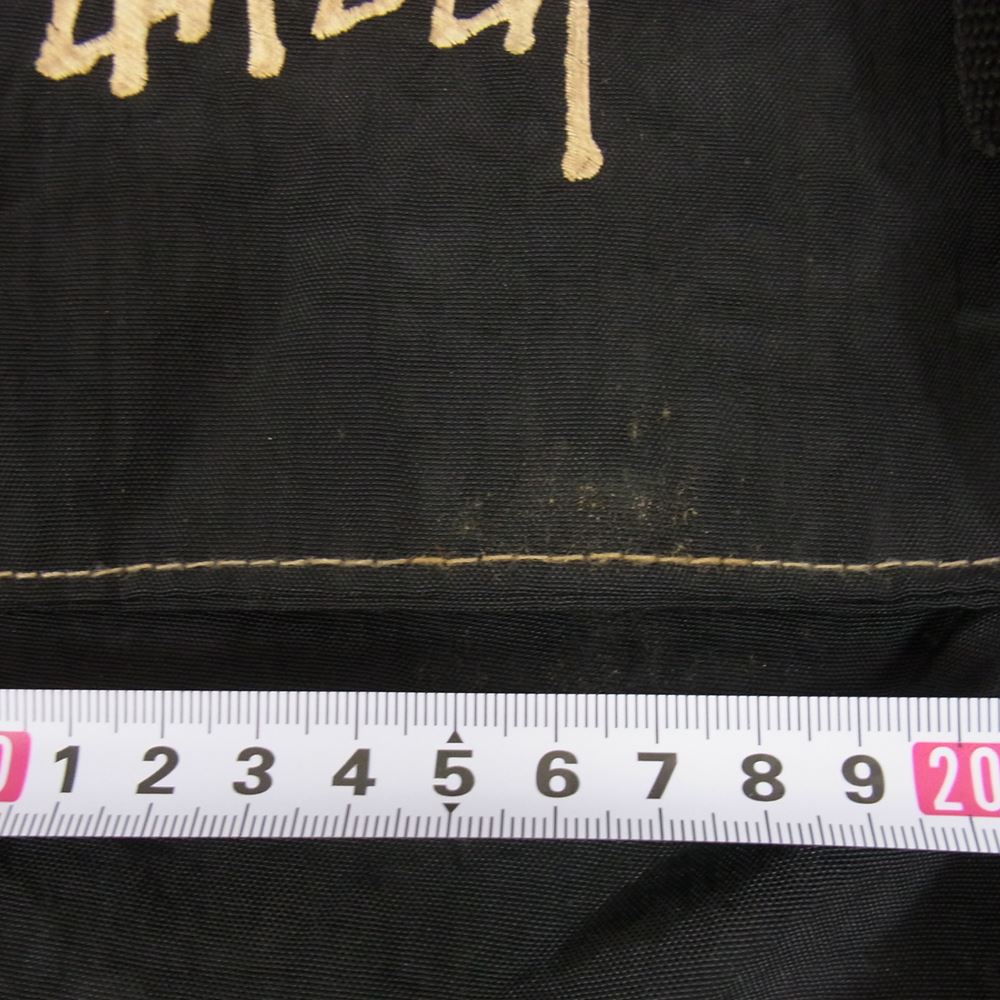 STUSSY ステューシー ヴィンテージ OUTER GEAR リュック バックパック ブラック系【中古】