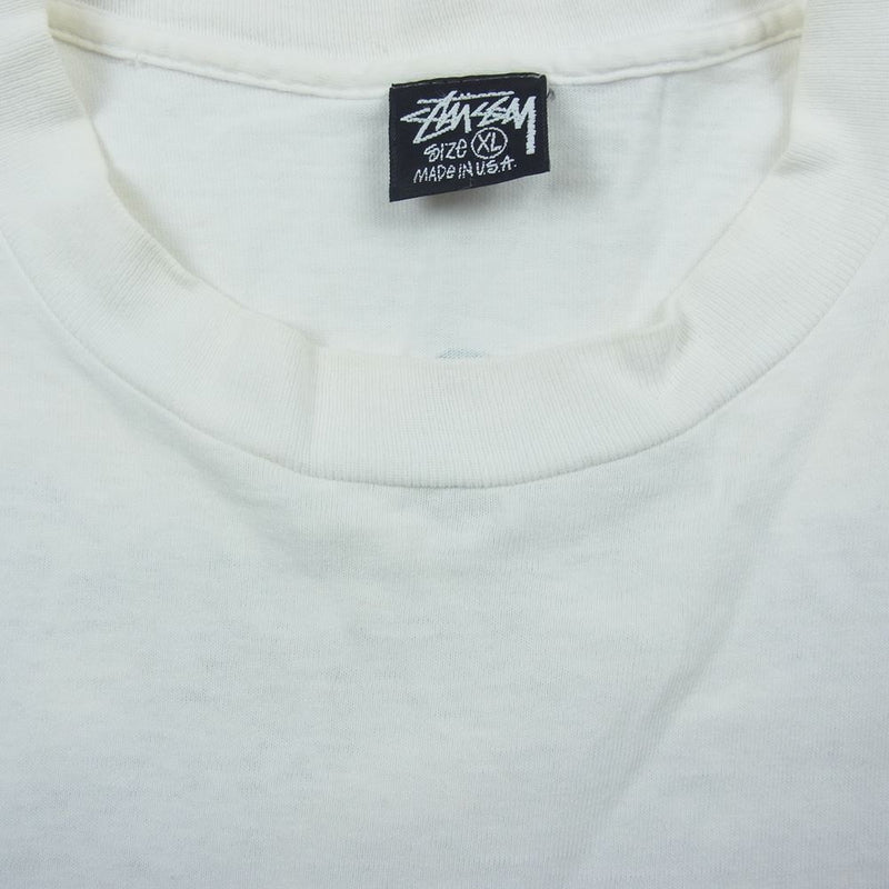 STUSSY ステューシー ヴィンテージ 80s タグ バックプリント