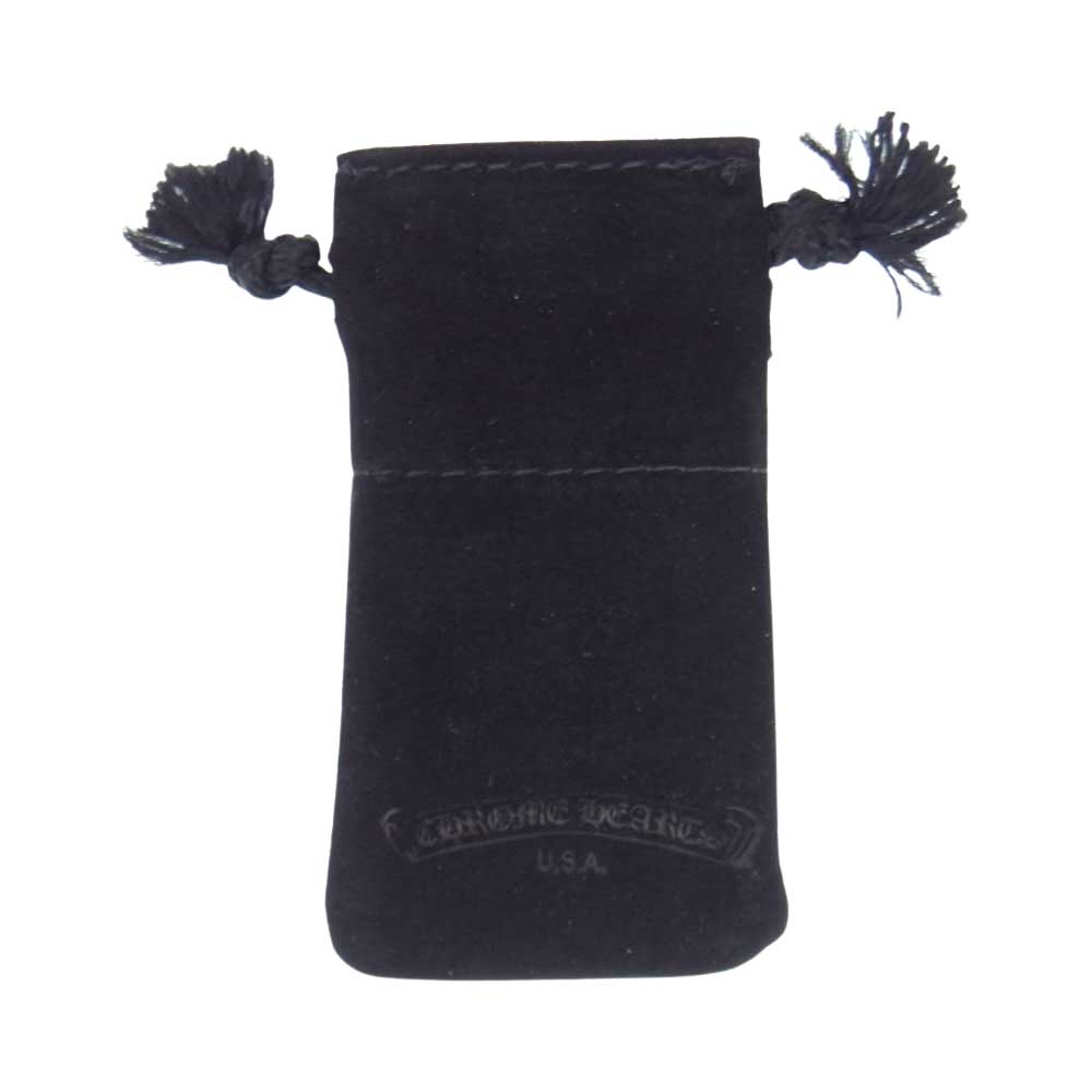 CHROME HEARTS クロムハーツ(原本無) HOOP SCROOL 1 スクロール フープ ピアス シルバー系【中古】