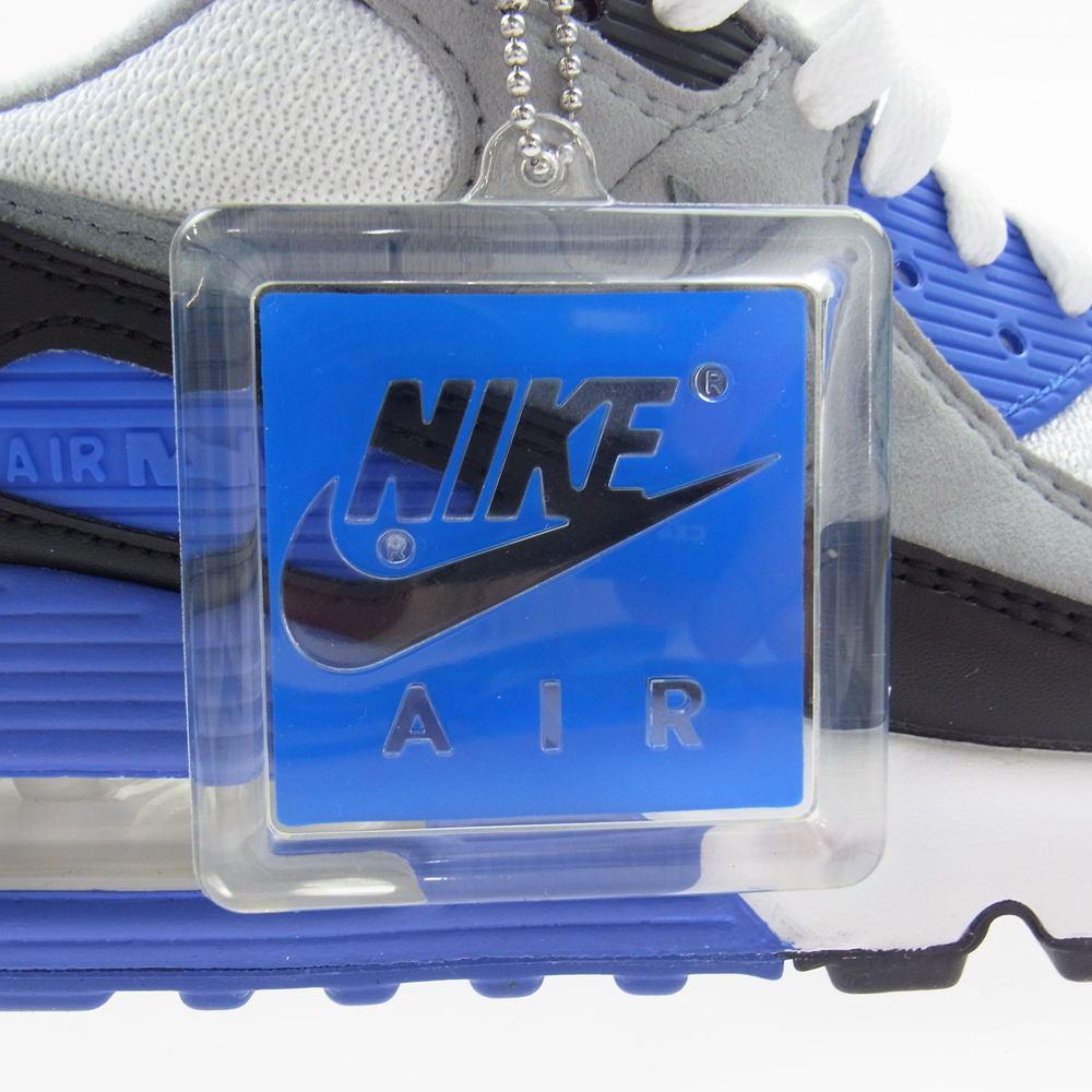 NIKE ナイキ CD0881-102 AIR MAX 90 "HYPER ROYAL/PARTICLE GREY" エアマックス ハイパーロイヤル パーティクルグレー ブルー系 ホワイト系 グレー系 27.0cm【極上美品】【中古】