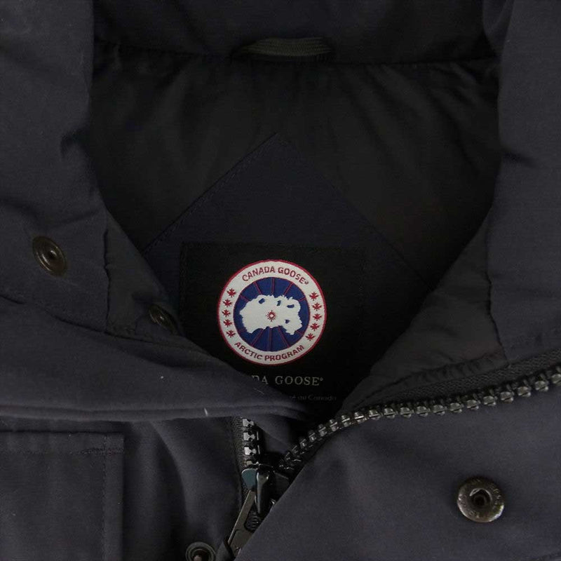 CANADA GOOSE カナダグース 3339JMD 国内正規品 グリフィンタグ HUDSON ハドソン ダウン ベスト ネイビー ネイビー系  S【中古】