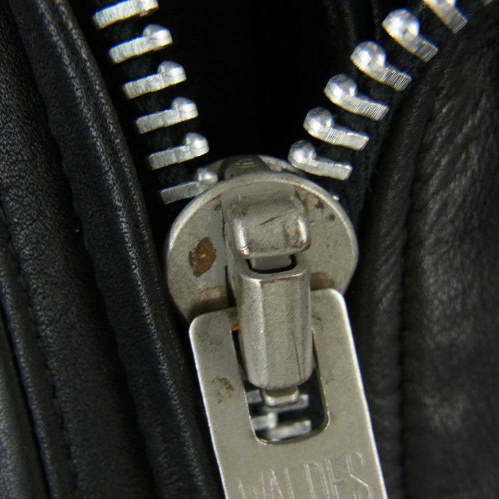 A VONTADE アボンタージ Roadmaster Jacket ロードマスター ジャケット ダブルライダース レザー 牛革 ブラック系 L【中古】