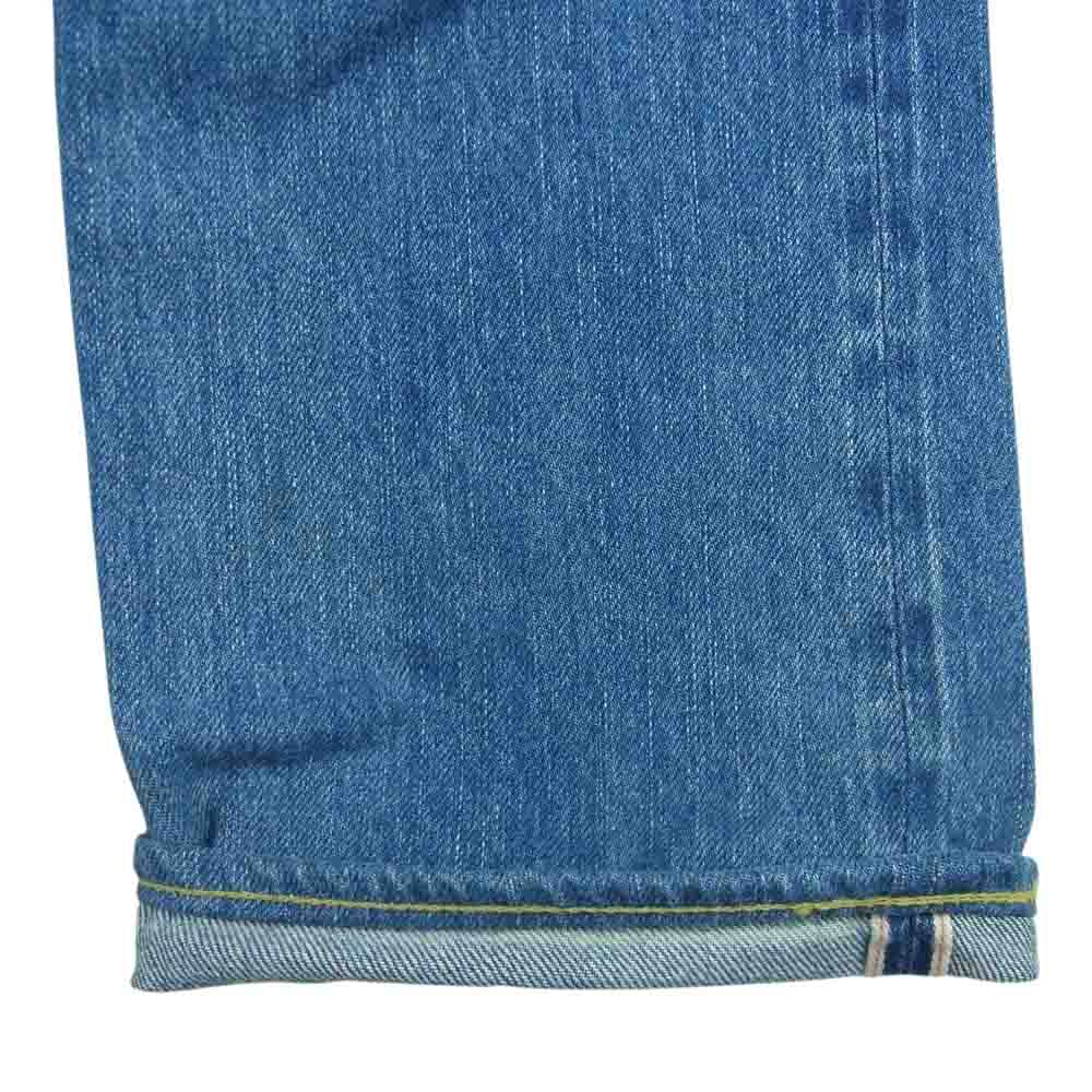 HYSTERIC GLAMOUR ヒステリックグラマー 0241AP12 HRLR加工 スリムストレート デニム パンツ インディゴブルー系 29【中古】
