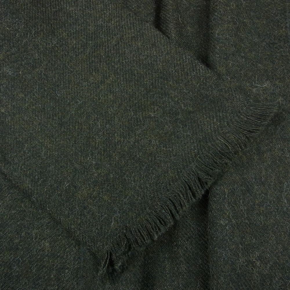 COMOLI コモリ 19AW Q03-01011 ストール ボタンレス ウール ジャケット カーキ系【中古】