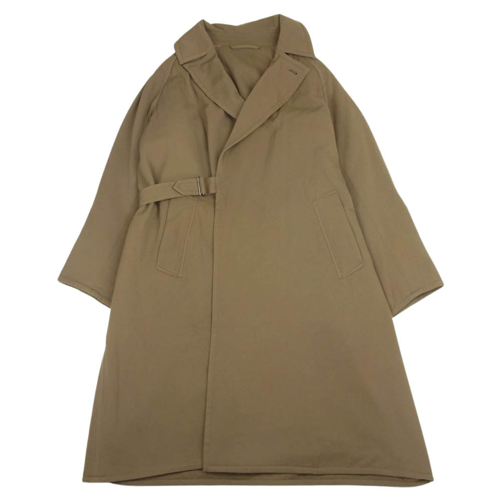 comoli 17aw ウール中綿 タイロッケンコート サイズ2 ネイビー コモリ