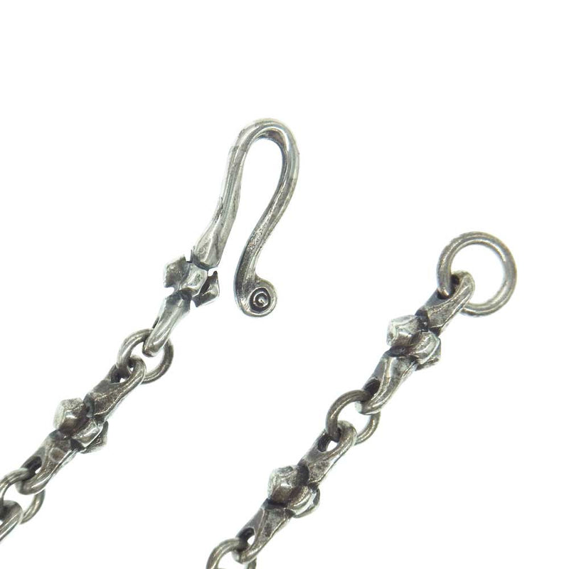 素材シルバー925BWL  Small Cross Link Necklace (20inch)