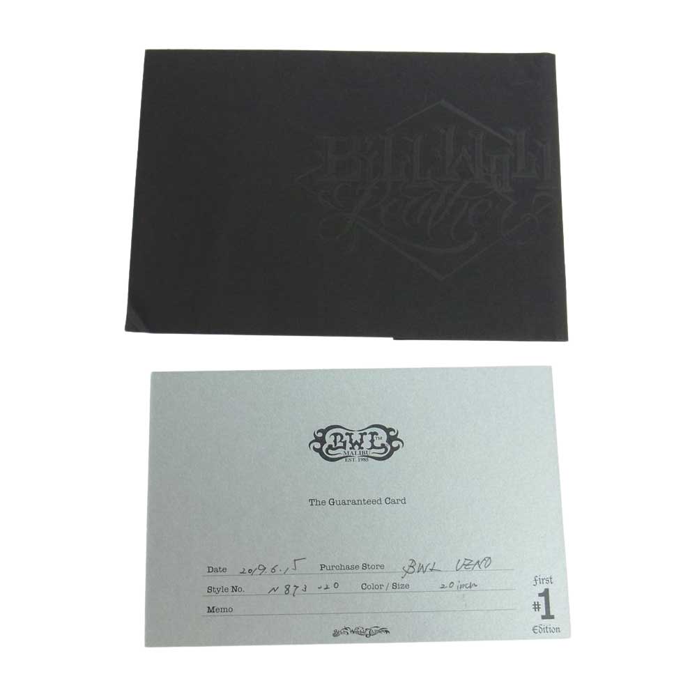 BILL WALL LEATHER ビルウォールレザー N873 ギャランティ付属 SMALL CROSS LINK NECKLACE スモール クロス リンク ネックレス シルバー系【中古】