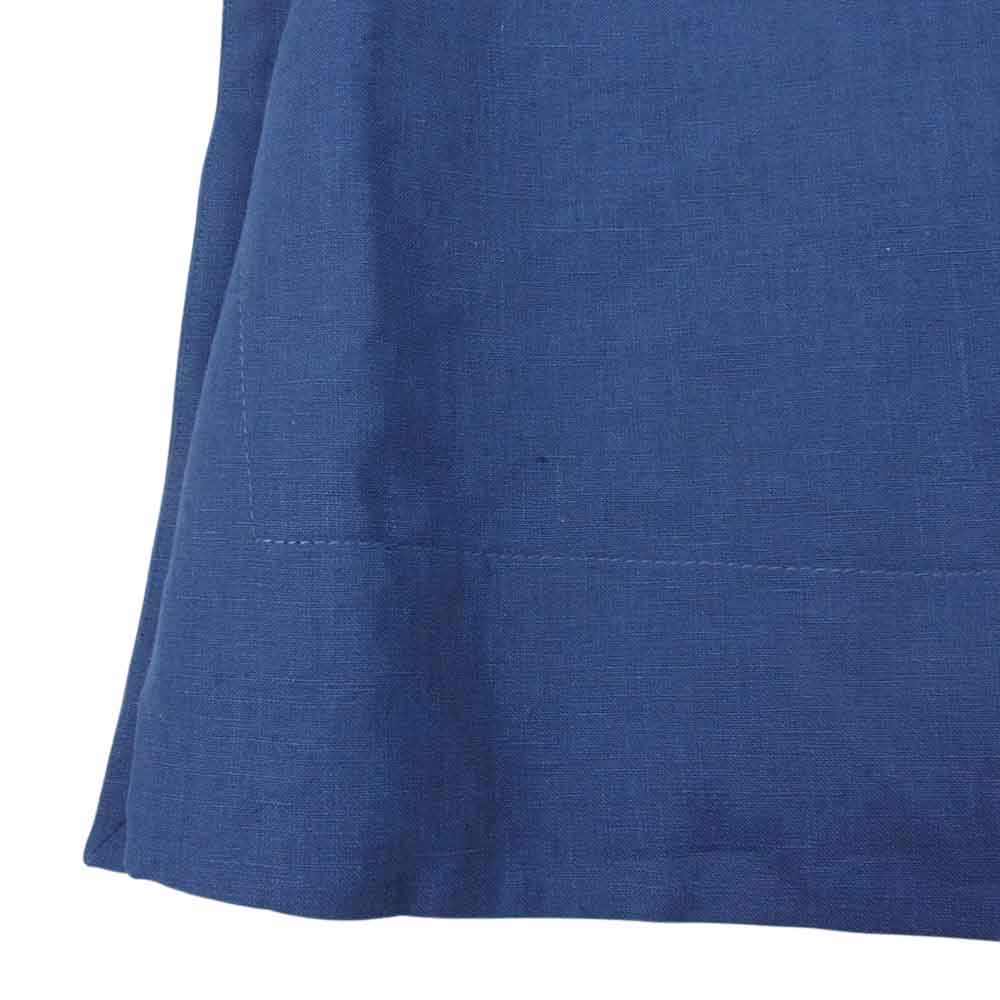 ADORE アドーア 531-6140436 リネン ノースリーブ ワンピース ネイビー系 36【中古】