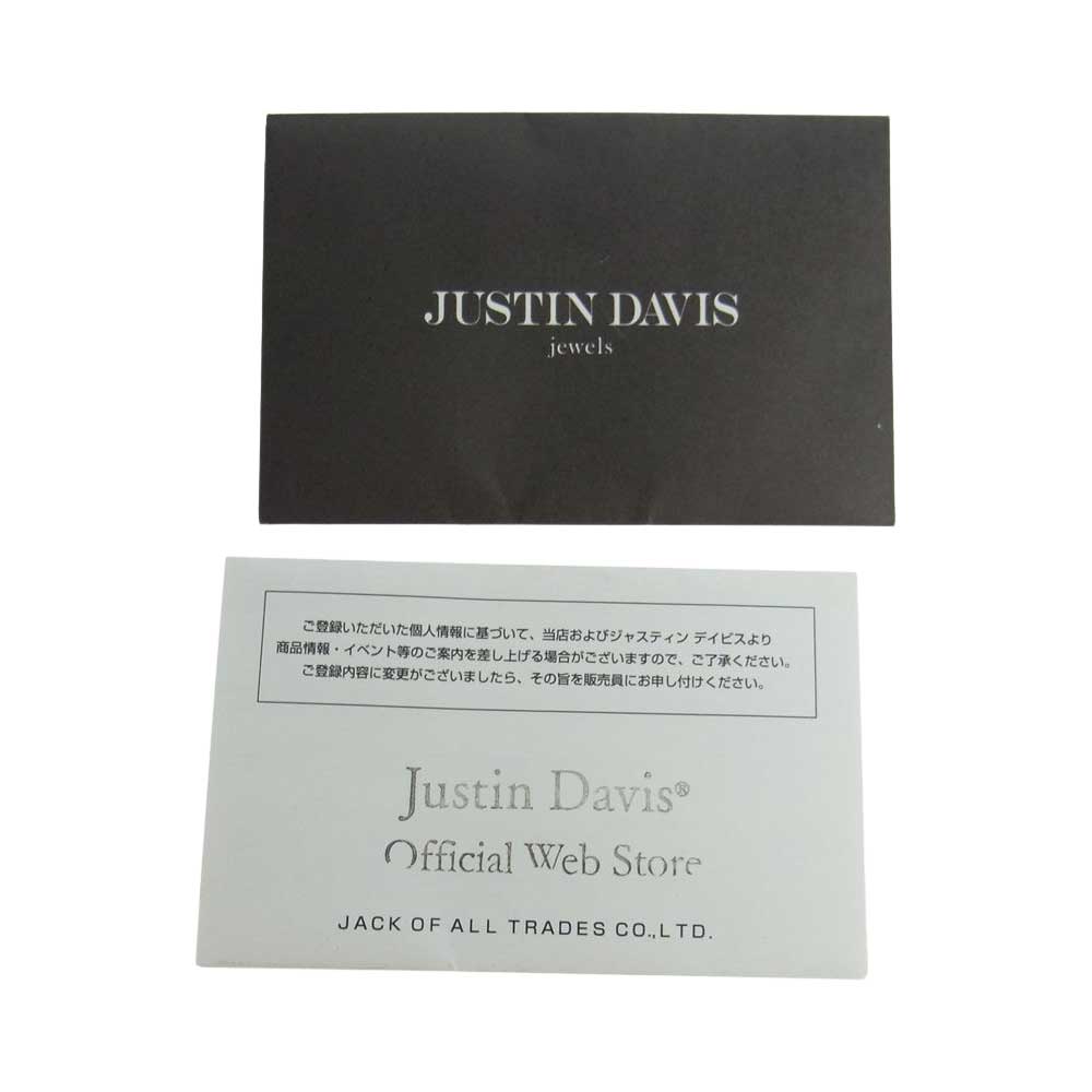 Justin Davis ジャスティンデイビス SRJ664 2 LL ギャランティ付属 FIELD OF ELYSIUM フィールド オブ エリジウム リング シルバー系 21号【中古】