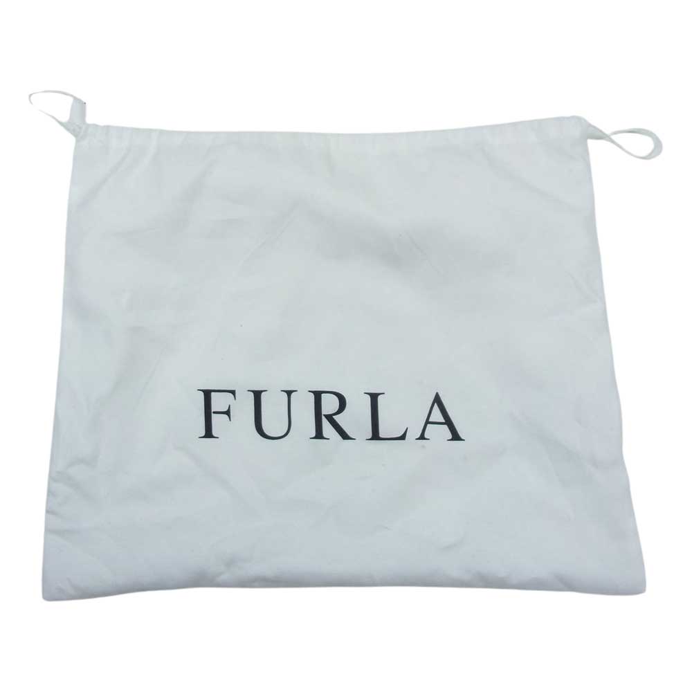 Furla フルラ スタッズ チェーン ショルダー バッグ ピンク系【中古】