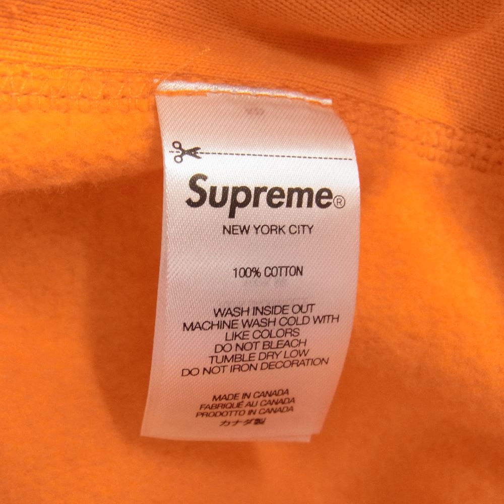Supreme シュプリーム 23SS motion logo hooded sweatshirt モーション ロゴ スウェット パーカー オレンジ オレンジ系 XL【新古品】【未使用】【中古】